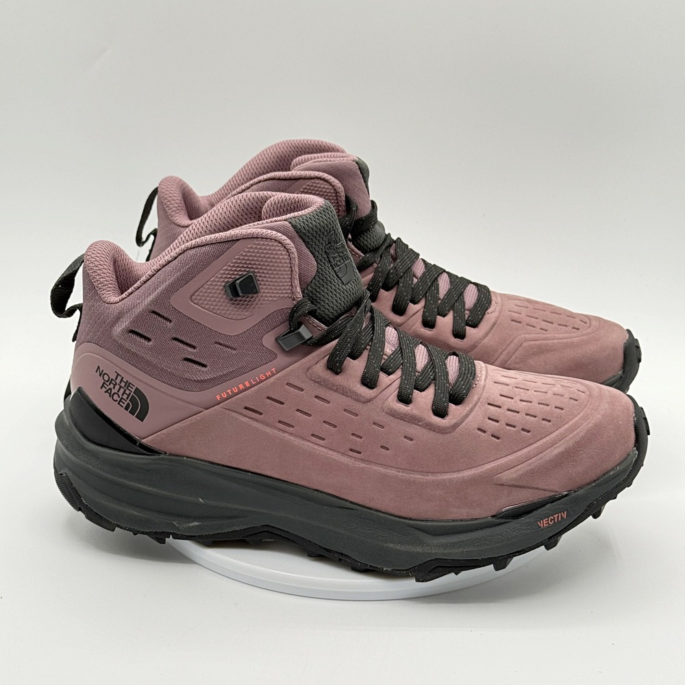 The North Face Vectiv Exploris 2 Mid Futurelight / Size 7.5 Womens Fawn Grey